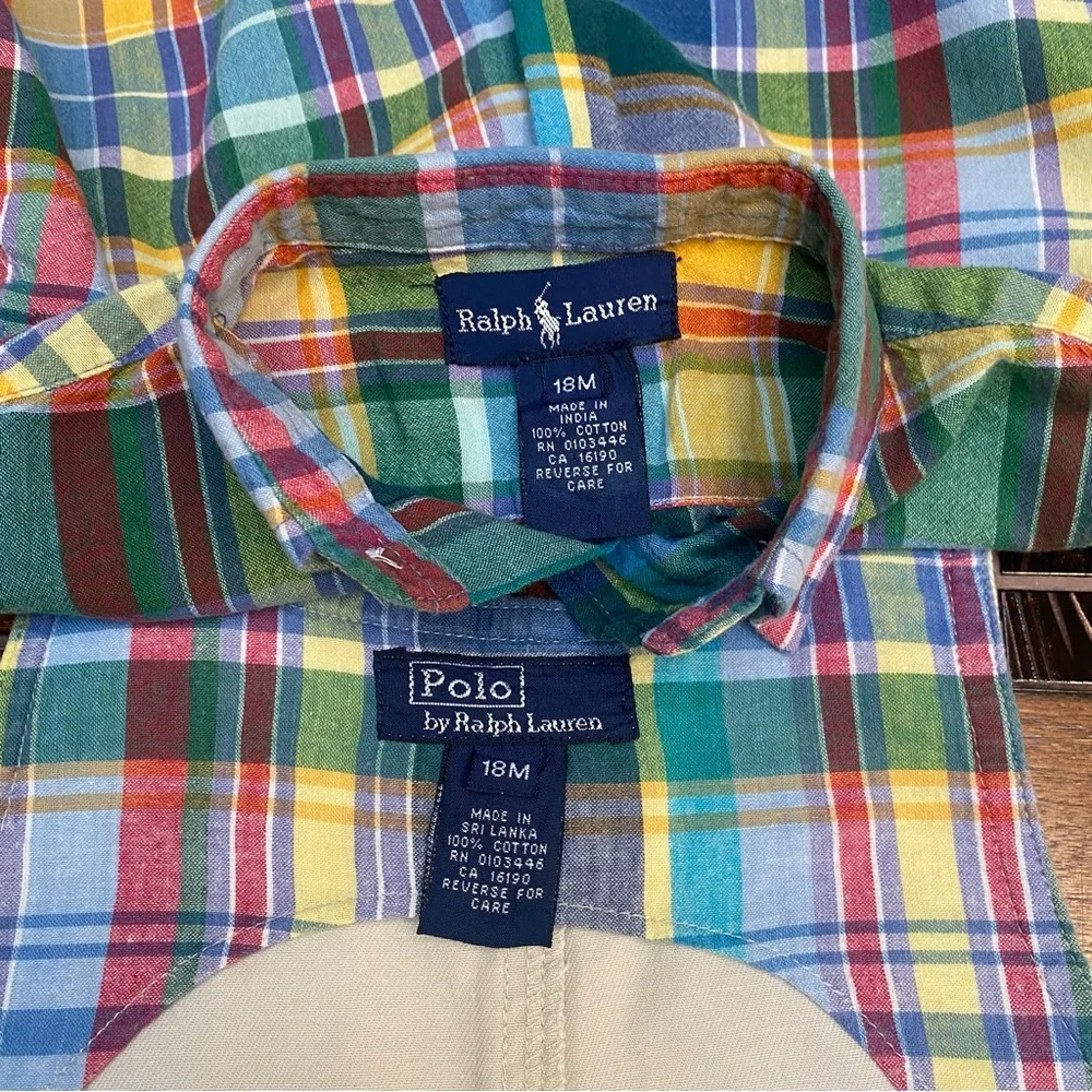 Ralph Lauren Baby Polo Chino Set